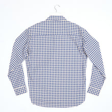 Load image into Gallery viewer, Brighton 1 Luxury Navy Gingham Tailed Shirt
