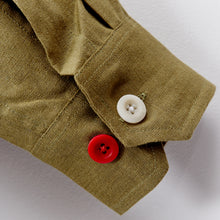 Load image into Gallery viewer, Arkwright 33 Moss Linen Over Shirt