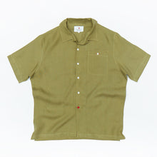 Load image into Gallery viewer, Beswick 04 Khaki Linen Bowling Shirt