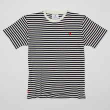 Load image into Gallery viewer, Breton 1 Navy &amp; Off White Supima Fine Cotton T Shirt
