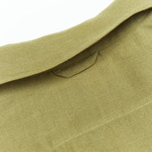 Load image into Gallery viewer, Beswick 04 Khaki Linen Bowling Shirt