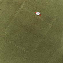 Load image into Gallery viewer, Beswick 05 Moss Linen Bowling Shirt