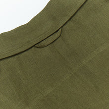 Load image into Gallery viewer, Beswick 05 Moss Linen Bowling Shirt