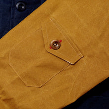 Load image into Gallery viewer, Baines 15 Navy - Biscuit Dry Wax Water Repellent Honeycomb Ripstop Over Shirt  