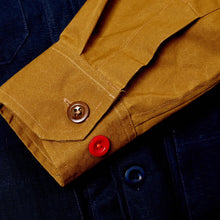 Load image into Gallery viewer, Baines 15 Navy - Biscuit Dry Wax Water Repellent Honeycomb Ripstop Over Shirt  
