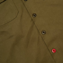 Load image into Gallery viewer, Paxton 51 Dark Olive Cotton Twill Over Shirt