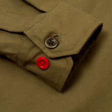 Load image into Gallery viewer, Paxton 51 Dark Olive Cotton Twill Over Shirt