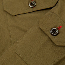 Load image into Gallery viewer, Paxton 51 Dark Olive Cotton Twill Over Shirt