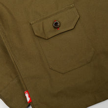 Load image into Gallery viewer, Paxton 51 Dark Olive Cotton Twill Over Shirt