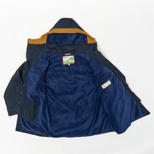 Load image into Gallery viewer, ASYMETRIC 3 Navy Dry Wax Honeycomb Ripstop Coat