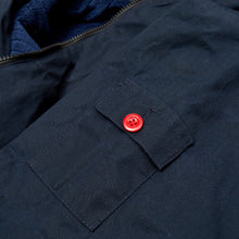 Load image into Gallery viewer, ASYMETRIC 3 Navy Dry Wax Honeycomb Ripstop Coat