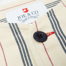 Load image into Gallery viewer, Baines 18 Candy Stripe Cotton Twill Over Shirt
