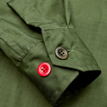 Load image into Gallery viewer, Paxton 36 Dark Olive Water Repellent Ripstop over shirt