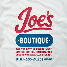 Load image into Gallery viewer, The Classic White Joe's Boutique DTF Organic T Shirt