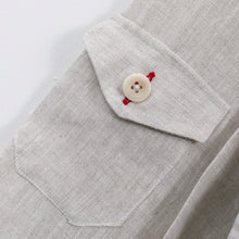 Load image into Gallery viewer, Baines 14 Putty Linen Over Shirt