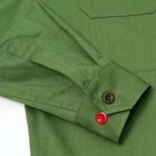 Load image into Gallery viewer, Chadwick 9 Grass Green Herringbone Over Shirt