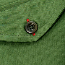 Load image into Gallery viewer, Chadwick 9 Grass Green Herringbone Over Shirt