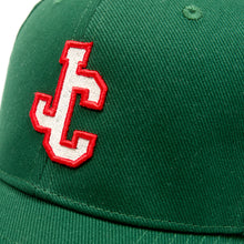 Load image into Gallery viewer, Babe 6 Outlined Grass Green Brushed Cotton 6 Panel Ball Cap
