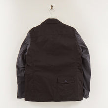 Load image into Gallery viewer, Bessemer Black And Navy Toned Dry Wax Hunting Style Jacket