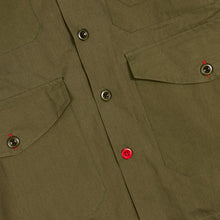 Load image into Gallery viewer, Whitney 1 Luxury Poplin Multi Pocket Khaki Over Shirt