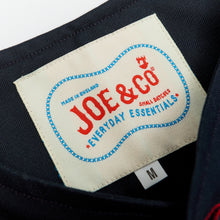 Load image into Gallery viewer, Baines 19 Dark Navy Blue Mixed Cotton Over Shirt