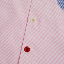 Load image into Gallery viewer, Fulton 7 Luxury 20s/20s Pink Cotton Contrast Stripe