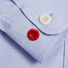 Load image into Gallery viewer, Dunham 03 Luxury Sky Cotton Oxford Patch Shirt