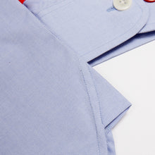 Load image into Gallery viewer, Dunham 03 Luxury Sky Cotton Oxford Patch Shirt