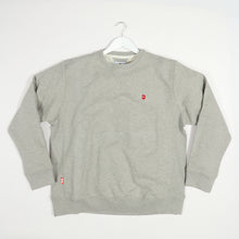 Load image into Gallery viewer, Varsity 01 Marl Grey Vintage Loopback Embroidered Sweatshirt