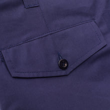 Load image into Gallery viewer, Bada 6 Luxury Navy Cotton Twill Utility Trouser