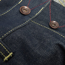Load image into Gallery viewer, Collier 9 100% Cotton 11-1/4oz White Line Selvedge Denim