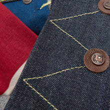 Load image into Gallery viewer, Collier 9 100% Cotton 11-1/4oz White Line Selvedge Denim