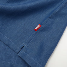 Load image into Gallery viewer, Beswick 03 Petrol Linen Bowling Shirt