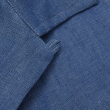 Load image into Gallery viewer, Beswick 03 Petrol Linen Bowling Shirt