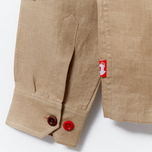Load image into Gallery viewer, Baines 13 Mushroom Linen Over Shirt