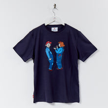 Load image into Gallery viewer, Joe Parfum DTF Printed Navy Suvin Super Cotton T Shirt