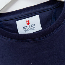 Load image into Gallery viewer, Joe Parfum DTF Printed Navy Suvin Super Cotton T Shirt