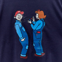 Load image into Gallery viewer, Joe Parfum DTF Printed Navy Suvin Super Cotton T Shirt