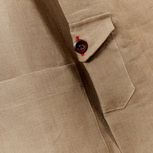 Load image into Gallery viewer, Baines 13 Mushroom Linen Over Shirt