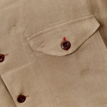 Load image into Gallery viewer, Baines 13 Mushroom Linen Over Shirt