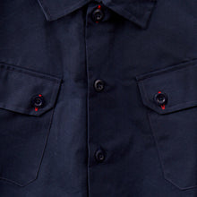 Load image into Gallery viewer, Arkwright 30 Dark Navy Water Repellent Honeycomb Ripstop Over Shirt