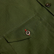 Load image into Gallery viewer, Baines 11 Dark Green Water Repellent Cotton Rip Stop Over Shirt