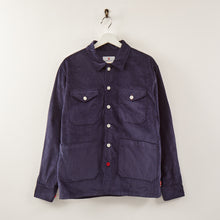 Load image into Gallery viewer, Chadwick 7 Irregular Navy Cord Over Shirt