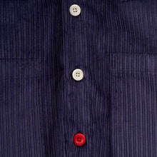 Load image into Gallery viewer, Chadwick 7 Irregular Navy Cord Over Shirt