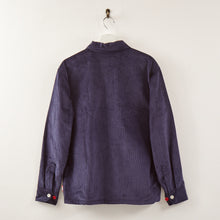 Load image into Gallery viewer, Chadwick 7 Irregular Navy Cord Over Shirt