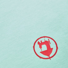 Load image into Gallery viewer, Dripping Logo DTF print Organic Mint GreenT Shirt