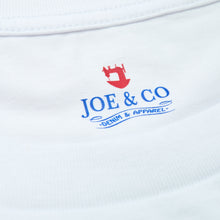 Load image into Gallery viewer, Joe's Repairs Embroidered and DTF print Organic Tshirt