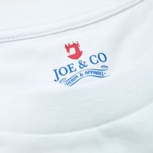 Load image into Gallery viewer, The Classic White Joe Denim DTF Organic T Shirt