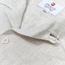 Load image into Gallery viewer, Beswick 02 Putty Linen Bowling Shirt