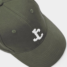 Load image into Gallery viewer, Ruth 10 Khaki Green Brushed Cotton 6 Panel Ball Cap